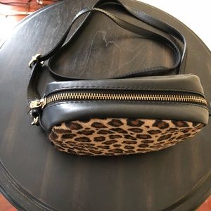 Italian leather cross body bag